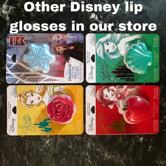 Set of 3 Disney Little Mermaid Ariel 0.11 oz Berry Flavored Lip Gloss - Picture 10 of 10